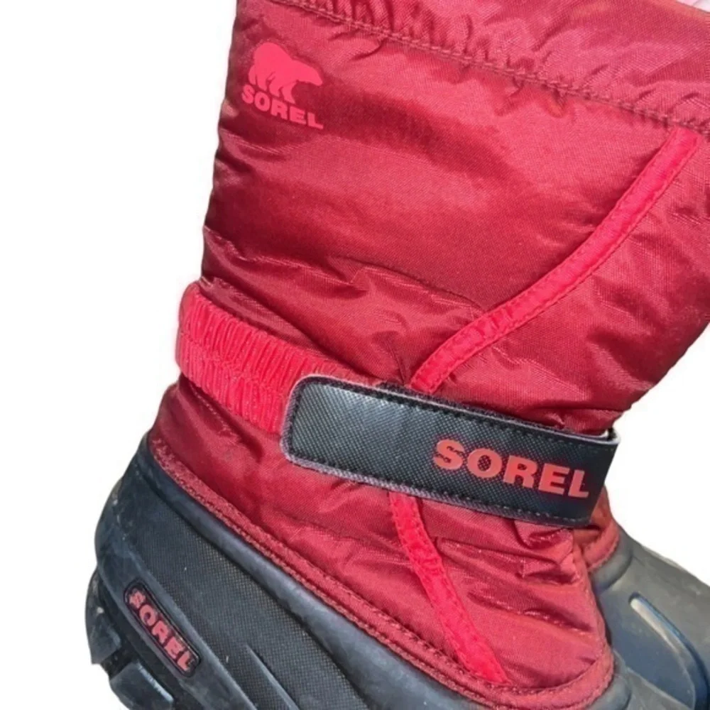 Sorel Flurry Red & Black Winter Snow Boots‎